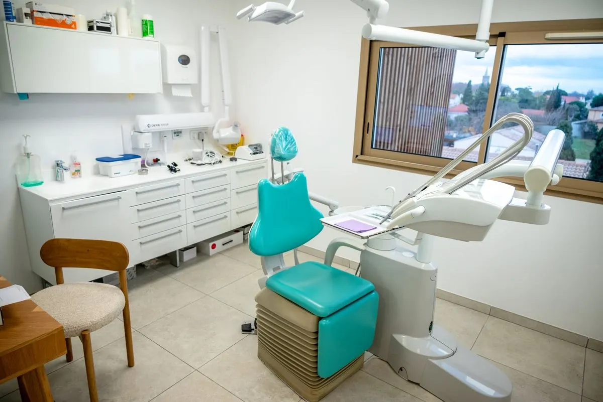 Une salle de soins du cabinet